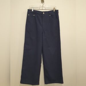 JJXX wide leg trousers, navy, size 31 x 30